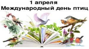 1 апреля — Международный день птиц